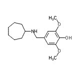 CAS#: 423732-46-1, 4-[(Cycloheptylamino)Methyl]-2,6-Dimethoxyphenol