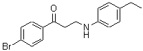 CAS 登录号：423735-02-8， 1-(4-溴苯基)-3-[(4-乙基苯基)氨基]-1-丙酮