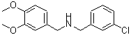 CAS#: 423736-96-3, 1-(3-Chlorophenyl)-N-(3,4-Dimethoxybenzyl)Methanamine