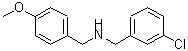 CAS 登录号：423740-56-1， 1-(3-氯苯基)-N-(4-甲氧基苄基)甲胺