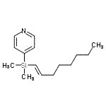CAS 登录号：424822-24-2， 4-{二甲基[(1E)-1-辛烯-1-基]硅烷基}吡啶