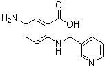 CAS 登录号：425662-35-7， 5-氨基-2-[(3-吡啶基甲基)氨基]苯甲酸
