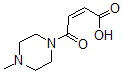 CAS 登录号：42574-70-9， (Z)-4-(4-甲基-1-哌嗪基)-4-氧代-2-丁烯酸