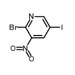 CAS 登录号：426463-20-9， 2-溴-5-碘-3-硝基吡啶