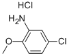 CAS 登录号：4274-03-7， 5-氯-2-甲氧基苯胺盐酸盐