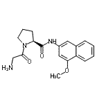 CAS 登录号：42761-76-2， 甘氨酰-N-(4-甲氧基-2-萘基)-L-脯氨酰胺