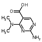CAS 登录号：42783-88-0， 2-氨基-4-(二甲基氨基)-5-嘧啶羧酸