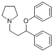CAS 登录号：42796-29-2， 1-(3-苯氧基-3-苯基丙基)-吡咯烷
