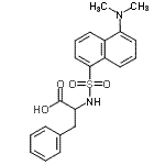 CAS 登录号：42808-06-0， N-{[5-(二甲基氨基)-1-萘基]磺酰基}苯丙氨酸