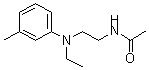 CAS 登录号：42816-33-1， N-[2-[乙基(3-甲基苯基)氨基]乙基]-乙酰胺