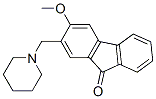 CAS 登录号:42839-78-1, 3-甲氧基-2-(哌啶-1-基甲基)芴-9-酮