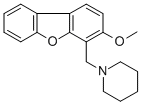 CAS#: 42840-15-3, 1-[(3-Methoxydibenzofuran-4-Yl)Methyl]Piperidine