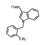 CAS#: 428495-34-5, 1-(2-Methylbenzyl)-1H-Indole-3-Carbaldehyde