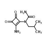 CAS 登录号：428499-97-2， 1-(2-氨基-3,4-二氧代-1-环丁烯-1-基)-1-异丁基脲