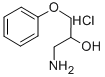 CAS 登录号：4287-20-1， 3-氨基-1-苯氧基-2-丙醇盐酸盐