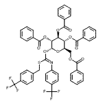 CAS#: 428816-48-2, 2,3,4,6-Tetra-O-Benzoyl-1-O-[(Z)-{[4-(Trifluoromethyl)Benzyl]Sulfanyl}{[4-(Trifluoromethyl)Phenyl]Imino}Methyl]-alpha-D-Glucopyranose