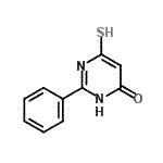 CAS 登录号：42956-81-0， 2-苯基-6-硫基-4(3H)-嘧啶酮