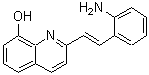 CAS 登录号：429651-60-5， 2-[(E)-2-(2-氨基苯基)乙烯基]-8-喹啉醇