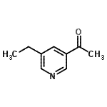 CAS#: 42972-47-4, 1-(5-Ethyl-3-Pyridinyl)Ethanone