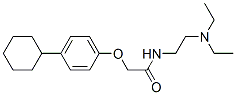CAS 登录号：42973-07-9， 2-(4-环己基苯基氧基)-N-[2-(二乙基氨基)乙基]乙酰胺