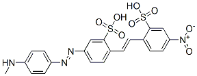 CAS#: 42986-15-2, 5-[[4-(Methylamino)Phenyl]Azo]-2-[2-(4-Nitro-2-Sulphophenyl)Vinyl]Benzenesulphonic Acid
