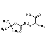 CAS#: 42989-92-4, (2S)-2-[({[(2-Methyl-2-Propanyl)Oxy]Carbonyl}Amino)Oxy]Propanoic Acid