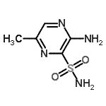 CAS#: 43029-10-3, 3-Amino-6-Methyl-2-Pyrazinesulfonamide