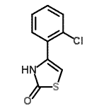CAS 登录号：43045-08-5， 4-(2-氯苯基)-3H-噻唑-2-酮