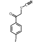 CAS 登录号：43045-16-5， 2-(4-氟苯基)-2-氧代乙基硫氰酸酯