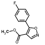 CAS#: 430534-58-0, Methyl 5-(4-Fluorophenyl)-1,2-Oxazole-4-Carboxylate