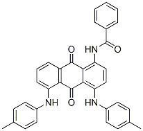 CAS#: 43095-70-1, N-[4,5-Bis[(4-Methylphenyl)Amino]-9,10-Dioxo-Anthracen-1-Yl]Benzamide
