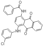 CAS 登录号：43095-98-3， N-[4-[(3-氯苯基)氨基]-9,10-二氢-9,10-二氧代-1-蒽基]-苯甲酰胺