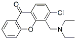 CAS 登录号：43159-87-1， 3-氯-4-[(二乙基氨基)甲基]-9H-氧杂蒽-9-酮