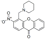 CAS 登录号：43159-93-9， 3-硝基-4-(哌啶甲基)-9H-氧杂蒽-9-酮