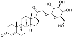 CAS 登录号：4319-56-6， 21-羟基-4-孕烯-3,20-二酮 21-葡糖苷