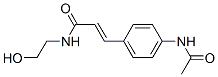 CAS 登录号：43196-16-3， N-(2-羟基乙基)-3-[4-(乙酰氨基)苯基]丙烯酰胺