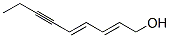CAS 登录号：43212-86-8， (2E,4E)-2,4-壬二烯-6-炔-1-醇
