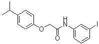 CAS 登录号：432509-06-3， N-(3-碘苯基)-2-(4-异丙基苯氧基)乙酰胺