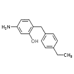CAS 登录号：433331-62-5， 5-氨基-2-(4-乙基苄基)苯酚