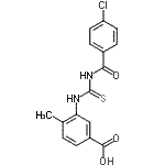 CAS#: 433698-94-3, 3-{[(4-Chlorobenzoyl)Carbamothioyl]Amino}-4-Methylbenzoic Acid