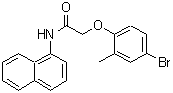 CAS 登录号：434310-11-9， 2-(4-溴-2-甲基苯氧基)-N-(1-萘基)乙酰胺
