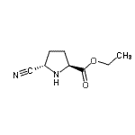 CAS 登录号：435274-88-7， 乙基(5S)-5-氰基-L-脯氨酸酯