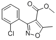 CAS 登录号：4357-94-2， 3-(2-氯苯基)-5-甲基-4-异恶唑羧酸甲酯