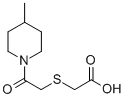 CAS#: 436087-11-5, [2-(4-Methyl-Piperidin-1-Yl)-2-Oxo-Ethylsulfanyl]-Acetic Acid