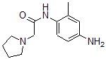 CAS 登录号：436090-52-7， N-(4-氨基-2-甲基苯基)-1-吡咯烷乙酰胺