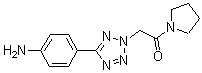 CAS#: 436092-94-3, 2-[5-(4-Aminophenyl)-2H-Tetrazol-2-Yl]-1-(1-Pyrrolidinyl)-Ethanone