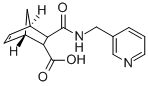CAS#: 436811-05-1, 3-[(Pyridin-3-Ylmethyl)-Carbamoyl]-Bicyclo[2.2.1]Hept-5-Ene-2-Carboxylic Acid