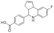 CAS#: 436811-07-3, 4-(8-Fluoro-3a,4,5,9beta-Tetrahydro-3 H-Cyclopenta[c]Quinolin-4-Yl)-Benzoic Acid