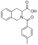 CAS#: 436811-20-0, 2-(4-Methyl-Benzoyl)-1,2,3,4-Tetrahydro-Isoquinoline-3-Carboxylic Acid