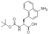 CAS 登录号：436864-62-9， (2S)-3-(4-氨基-1-萘基)-2-({[(2-甲基-2-丙基)氧基]羰基}氨基)丙酸